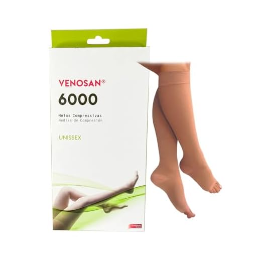 Meia de Compressão 3/4 Venosan 6000-20-30 mmHg AD Pé Aberto (P)