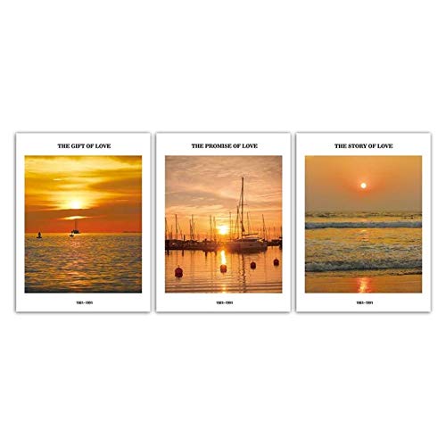 Mur Modulaire Art Photos HD impression toile haute définition motif Sun Beach 50x70cm