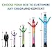 CUSTOMTREND 20FT Custom Wacky Waving Inflatable Tube Guy, 18''Diameter, Personalized Inflatable Tube Man Sky Dancer with Logo Text for Business Promotion Advertising, Blower Not Included