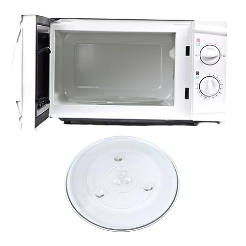 CONGARTENO Compatible Y Type Microwave Glass Turntable Plate Easy to Clean Replacement for House Microwaves Fits Models Dishwasher