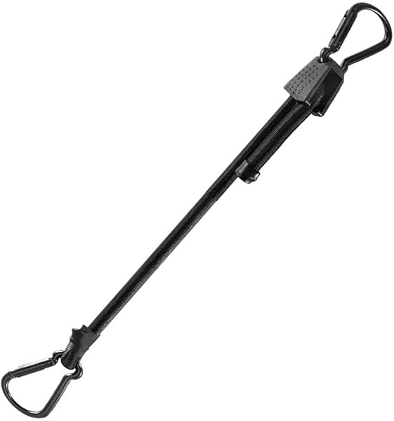 Leanockesa Adjustable Bungee Cords with Carabiner Hooks