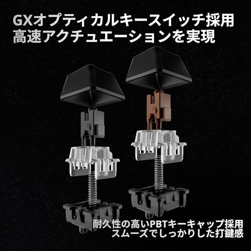 Logicool G G PRO X 60 LIGHTSPEED ワイヤレス ミニ ゲーミングキーボード G-PKB-60-001LNBK の商品画像 2