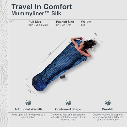Image of COCOON - Premium - Silk MummyLiner