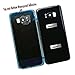 New Maygadget For Samsung Galaxy S8 Plus 6.2 G955 Rear Panel True Glass Back Cover Housing Replacement W/Waterproof Adhesive,Rear Camera Cover Lens&Flash Diffuser-Black
