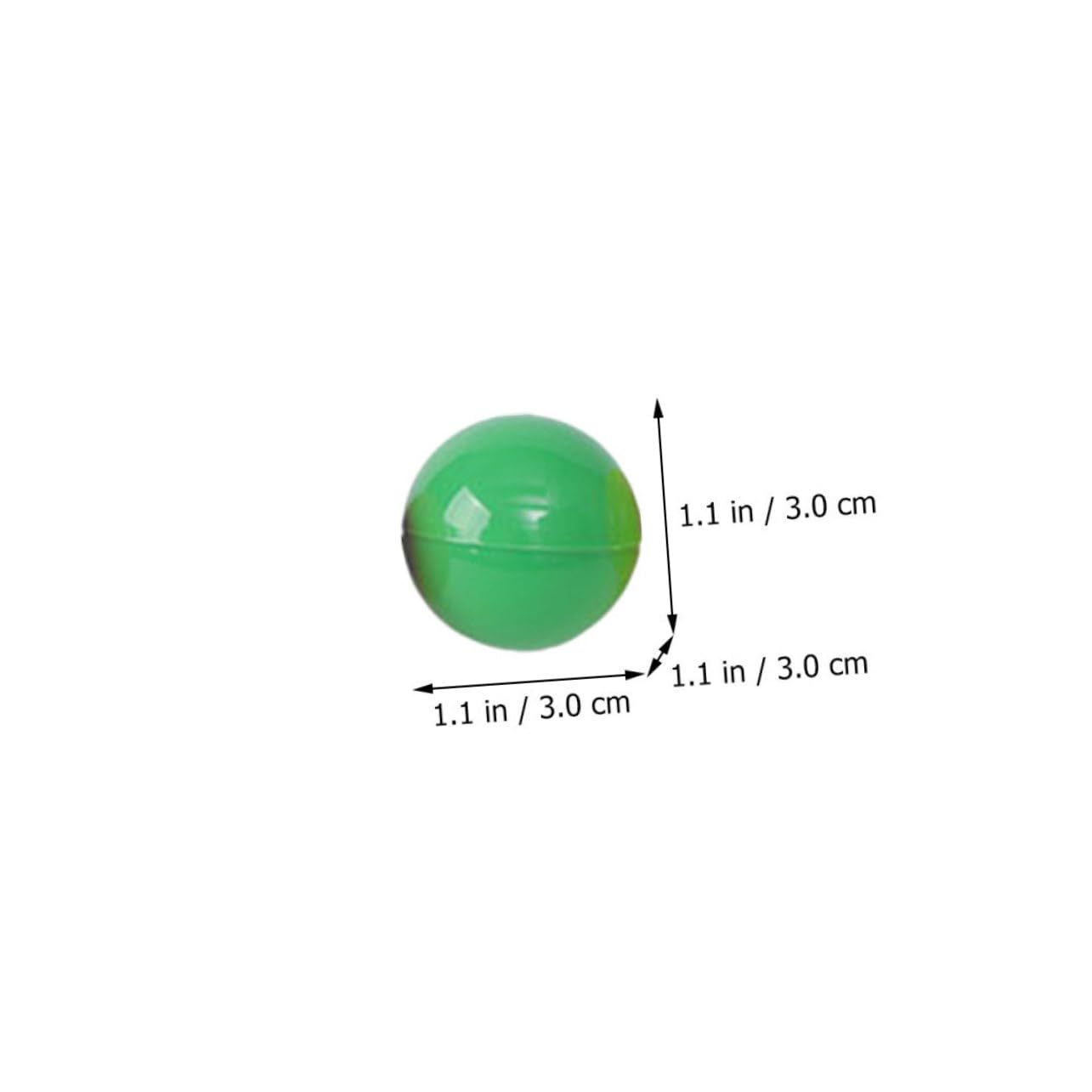 ULDIGI Balls Red 100pcs Raffle Drawing Balls Small Size Lightweight for Events Parties