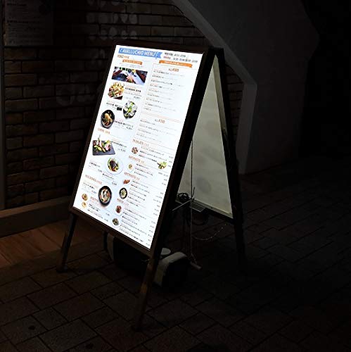 Amazon | LEDライトパネル 完全防水 A型看板 A1サイズ 6000Lux 片面
