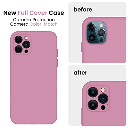 Coque iPhone 12 Pro Max silicone lilas FireNova 6,7 pouces protectrice - 3