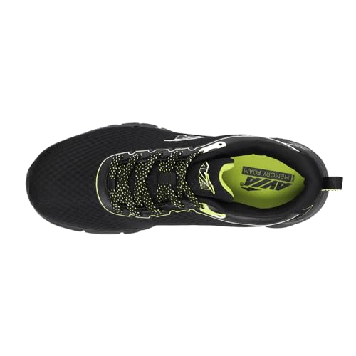 Avia Mens Avi-Factor 2.0 Running Sneakers Shoes - Black - Size 9 M