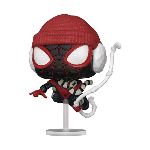 Funko 54692 POP Games: Spider-Man: Miles Morales- Miles (Winter Suit)