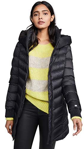 Soia & Kyo Women's Alanis-N Ladies Hooded Down Coat, Black, XXL