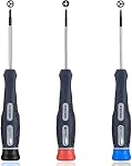 3PCS Triwing Screwdriver Kit for Nintendo Switch, Tri Wing Magnetic Tip Screwdriver, Repair Tool Set, Precision PH00 Y0 Y00 Compatible with NS Switch Controller