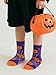 COTTON DAY Kids Boys Fun Novelty Socks Colorful Pattern Design 8-10 Years Skull Size L