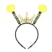 Price comparison product image Amosfun Adult Kids Bee Ant Fly Ladybug Headband Antenna Ball Hair Band Headwear Hair Hoop Dress Party Favors Gift Christmas Halloween Yellow Antenna Birthday Party Supplies