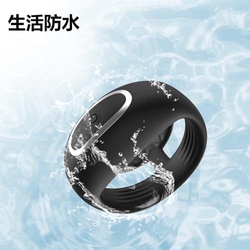 【人気】2つのリング電動バイブレーターで遠隔操作メンズ用品9種類の振動モードを防水した大人のおもちゃメンズ成人用品男性 K102 - 画像5