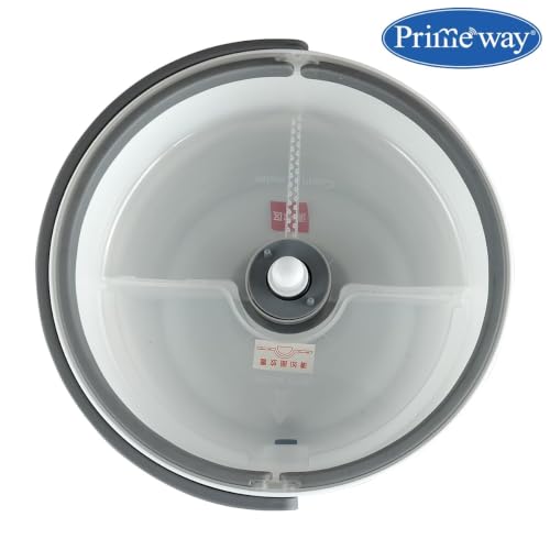 Image of Primeway Plastic 360 Spin Rd Mop Bucket | 2 Rd Refills | White | 3 LTR