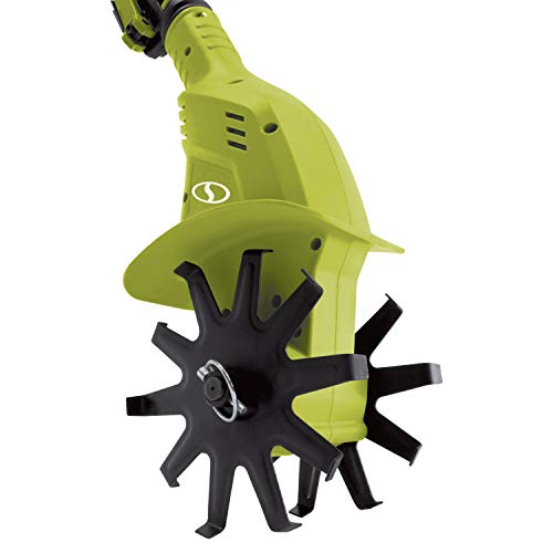 Sun Joe 24V-TLR-LTE 24-Volt Amp Cordless Garden Tiller + Cultivator, Kit (w/2.0-Ah Battery + Quick Charger)