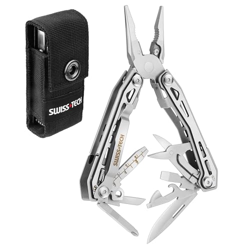 Swiss+Tech 16-in-1 Multi-Tool Pliers with Carry Bag - Image 2
