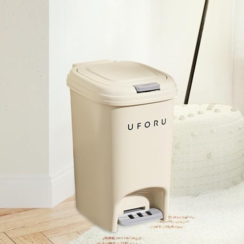 Poubelle à pédale compacte 8L anti-odeur pour petites pièces