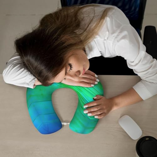 Almohada cervical de espuma viscoelástica negra tamaño único miniatura 6