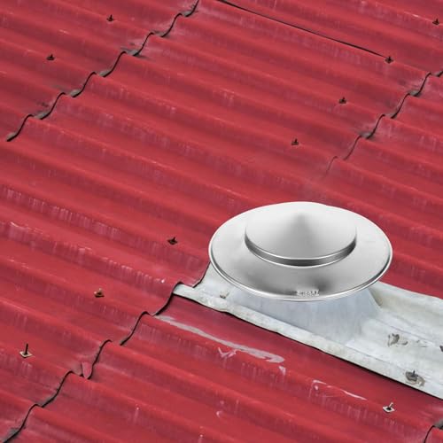Tapa de chimenea protección contra lluvia ELAYARD cubierta para tubos de estufa para exteriores 6
