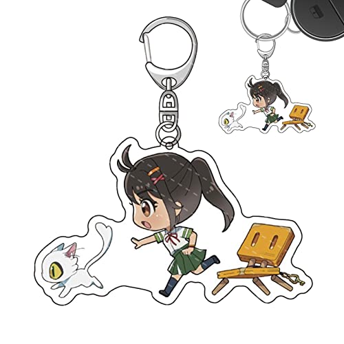 Suzume Keychain, Fashion Cartoon Movie Peripherals Cute Keychain, Acrylic Keychain Multicolor For Kids Teens, Suzume no Tojimari Keychain Pendant Figure, Car Pendant Accessories Keyring Gift - imagen 7