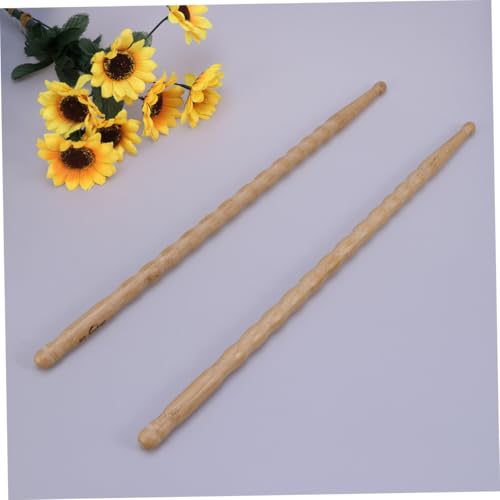 2 baquetas de madera cómodas para batería y percusión miniatura 6