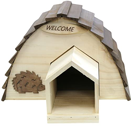 Houten Egel Huis en Overwintering Schuilplaats Veilig Onderdak Wildlife Cosy Sanctuary - Image 3