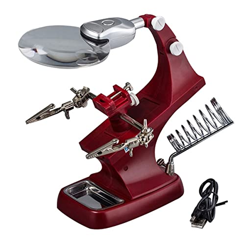 Lbg ԃfXNg勾vCz_[T[hnh͂񂾕t⏕Nbvg勾 3X 4.5X e[ug勾 LED YA_v^[