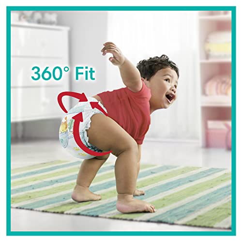 Pampers Windeln Pants Größe 5 (12-17kg) Baby-Dry, Junior mit Stop- und Schutz Täschchen, MONATSBOX, 132 Höschenwindeln - Image 5