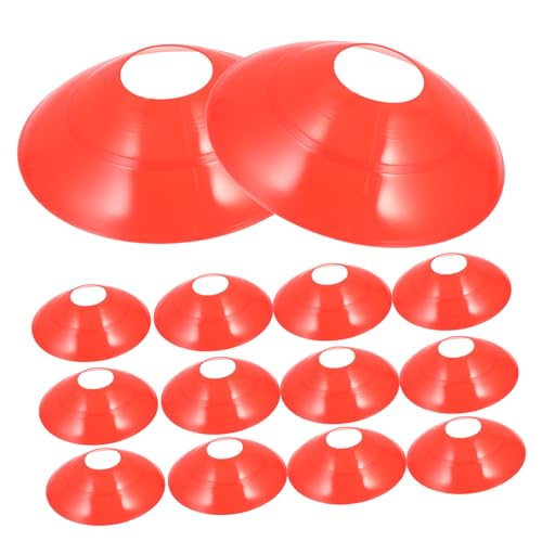Abaodam Soccer Cones for Training 20pcs Pe Soccer Training Discs Carrying Bag for Boys and Girls' Football Basketball Tennis