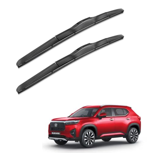 Image of Oshotto Frameless (O.E.M Type) Wiper Blades Compatible with Honda Elevate (22 inch / 13 inch)