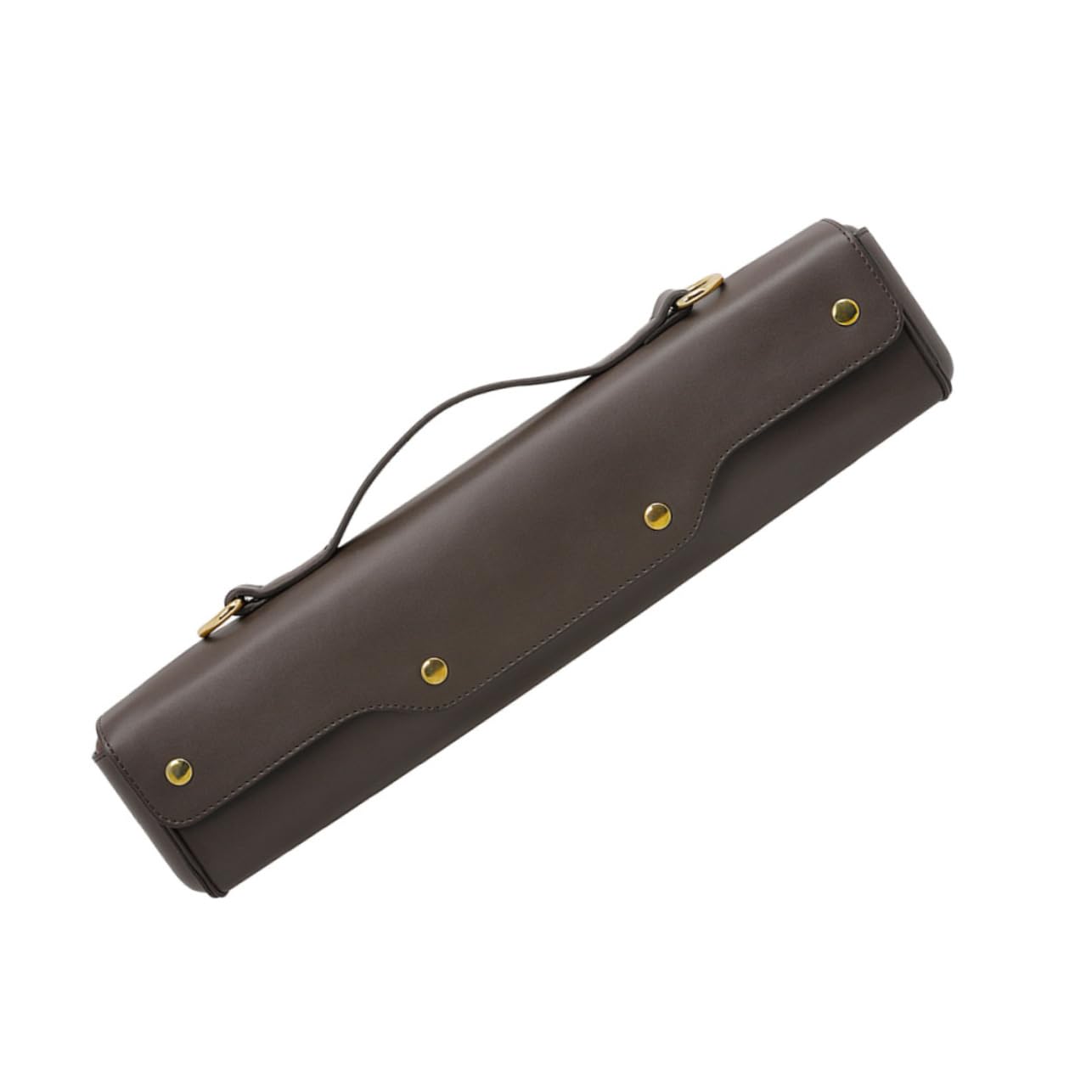 Toddmomy 1Pc Portable Flute Case Lightweight Flute Carry Bag with Shoulder Strap Padded Storage for Woodwind Instruments Stylish Coffee Color for Adults Women and Men