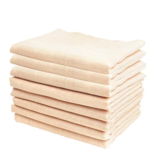 Lot de 8 serviettes pour bébé en coton double épaisseur bio pour le soin quotidien