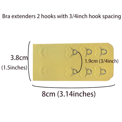 Image of SAMGU Women's Bra Extenders 2 Hook /3 Hook /4 Hook /5 Hook /6 Hook Soft Stretchy