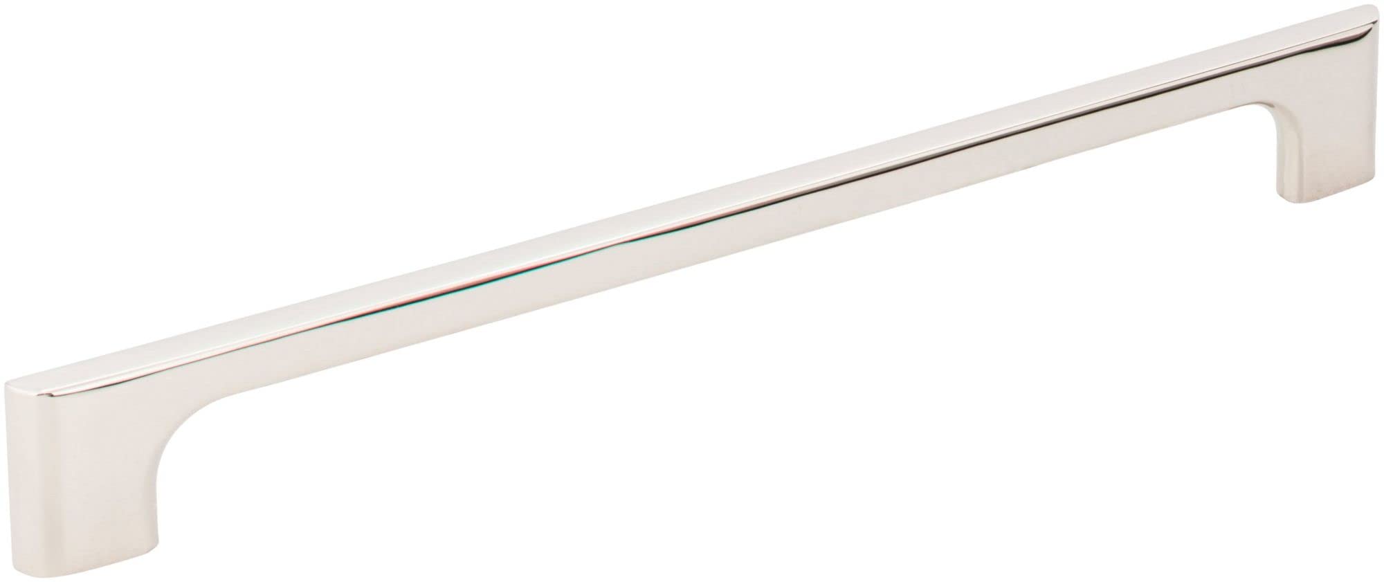 Jeffrey Alexander Leyton Cabinet Pull, Polished Nickel