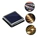 SHINEOFI 1pc Outdoor Solar Powered LED Deck Light Landscape Lamp for Garden Patio and Stairway Material Lighting Tool for Walkways