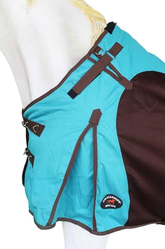 Image of Challenger 1200D Turnout Lightweight Bellyband Rain Horse Winter Blanket Sheet 388LG