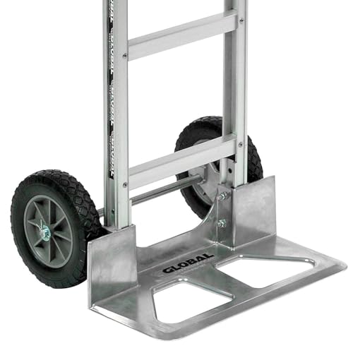 Carretilla de mano aluminio con ruedas de goma miniatura 3