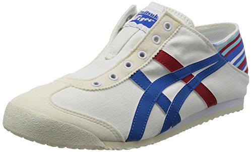 Onitsuka Tiger Mexico 66 PARATY 1183C316   Zapatos para hombre, talla, blanco, azul (White/Classic Blue), 4