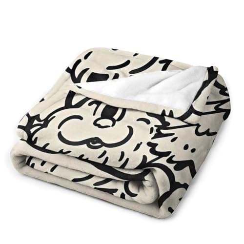 Couverture en flanelle légère et douce grand format pour lit double
