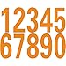 Mailbox Numbers Reflective Stickers for Outside,4 Sets(0-9) Vinyl Numbers Decals for Mailbox Signs Windows House Door Racing Cars Trucks Home Business Address Numbers (0.87