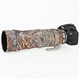 CHASING BIRDS Manteau de protection imperméable camouflage pour objectif Canon EF 100-400 ...