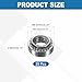 uxcell 25Pcs Self-Clinching Nuts, #10-32 x 0.14 304 Stainless Steel Pressure Rivet Nut Mounting Hardware Fastener for Construction Industry