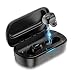 Baseus TW01 Bluetooth 5.0 Wireless Earbuds with 【150H Wireless Charging Case】 TWS Stereo Headphones with Microphone, Hi-fi Bass, Secure Fit, Stereo Calls, Noise Isolation, Sweatproof, Sport