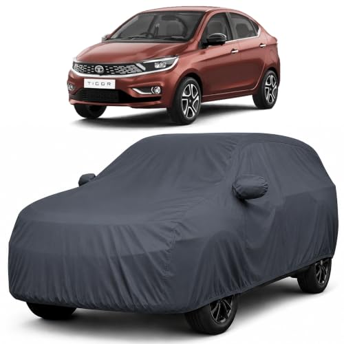 Image of Autofact Premium Car Cover for Tigor | All Weather Waterproof Full Body Car Cover | Light-Weight Triple-Stitched Outdoor Shield with UV Protection, Dustproof & Heat-Resistant