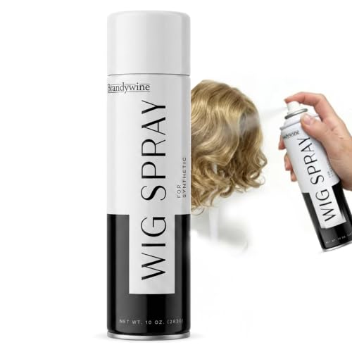 Brandywine Wig Spray Aerosol Type for Synthetic & Natural Hair Wigs 10 Fl Oz