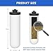 2 Pack 7'' Ceramic Water Filter Candle W9121226 Compatible with British Berkefeld Doulton Ultra Sterasyl Authentic Gravity PFAS (PFOA and PFOS) Reduction 8674, Water Cooler Filtration Systems.