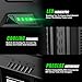 【Upgrade】 DSANKE 60V 5.0Ah Replacement for Greenworks 60V Battery LB60A03 LB60A02 LB60A00 Cordless Power Tool Lithium Ion Battery