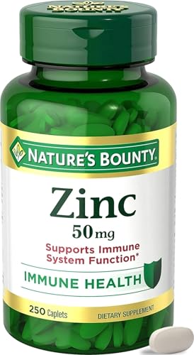 Nature’s Bounty Zinc 50mg, Immune Support...