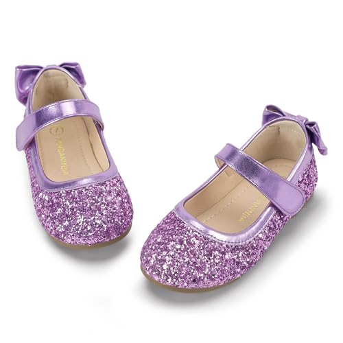 Image of PANDANINJIA Toddler Dress Shoes Flower Girls Ballet Flats